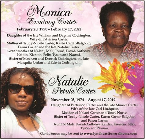 obituaries barbados today's notices